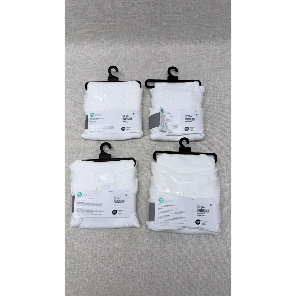 Carter's Child of Mine Newborn White Bodysuits 12 Pack Short Long‎ Sleeve NWT